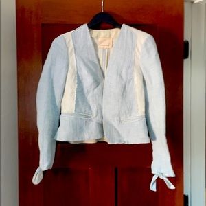 Rebecca Taylor Linen/Cotton Blazer